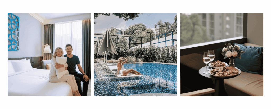 Guests enjoying their stay at Mercure Singapore on Stevens.